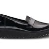 Footwear Ara | Ara - 54352 Black Patent Wedge Loafer