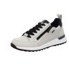 Footwear Ara | Ara - Cream Goretex Trainer With A Zip