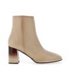 Footwear Hispanitas Ankle Boots | Hispanitas - Hi233020 Cream Leather Ankle Boot