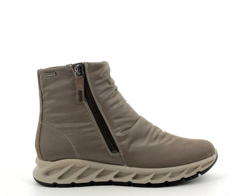 Footwear Igi & Co Ankle Boots | Igi & Co - Khaki Waterproof Ankle Boot