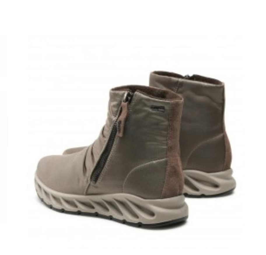 Footwear Igi & Co Ankle Boots | Igi & Co - Khaki Waterproof Ankle Boot