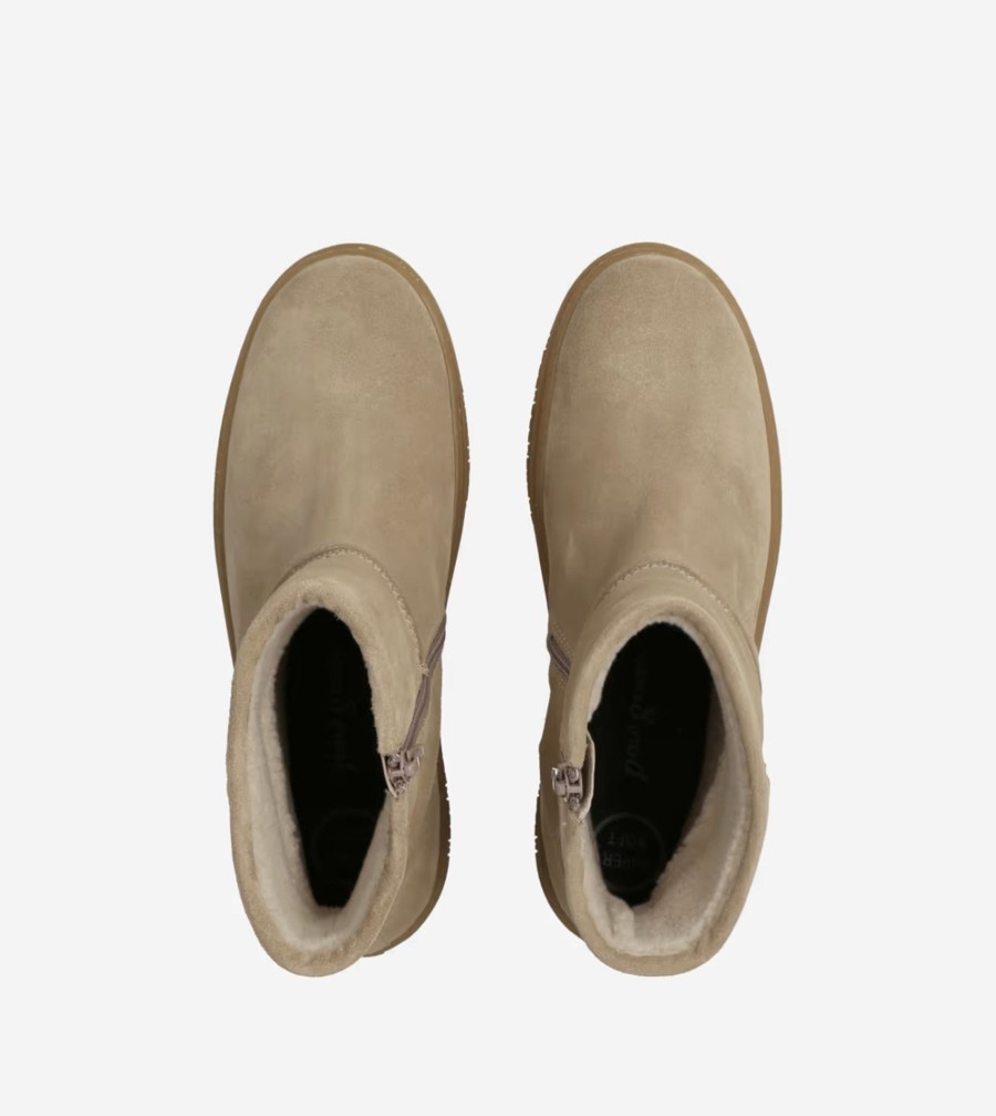 Footwear Paul Green | Paul Green - 8106 Taupe Ugg Boot