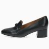 Footwear Caprice | Caprice - 24300 Navy Loafer Block Heel