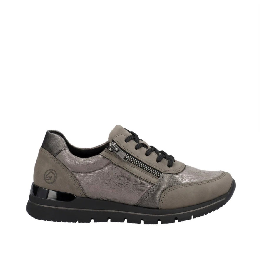 Footwear Remonte | Remonte - R6700 Grey Stretch Ttainer