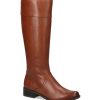 Footwear Caprice Knee High Boots | Caprice - Cognac Knee High Boot Xs Shaft