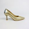 Footwear Rachel's | Rachels - Gold Court Shoe