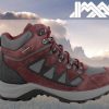 Footwear Imac Waterproof Shoes & Boots | Imac - Burgundy Waterpoof Ankle Boots