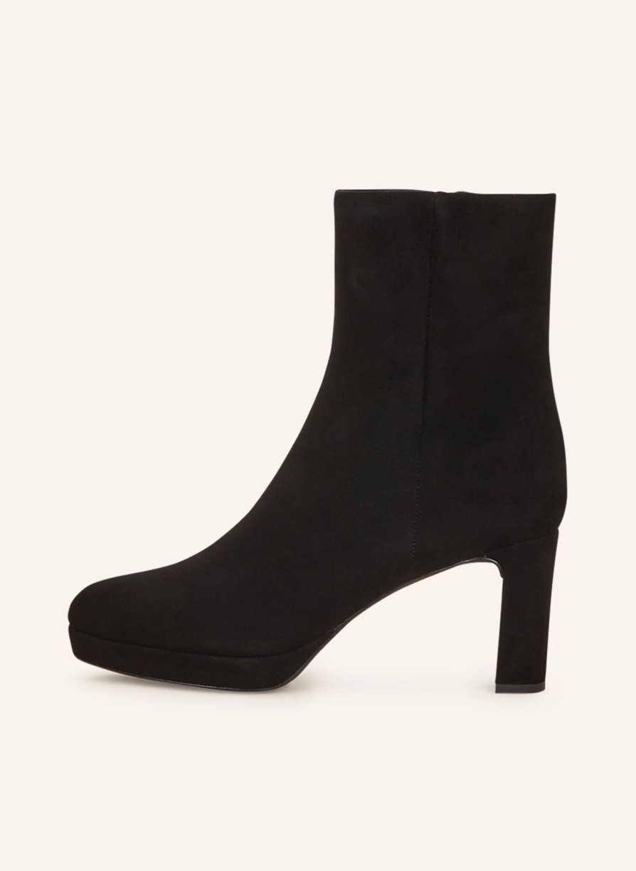 Footwear Unisa Ankle Boots | Unisa - Meque_Ks Black Suede Ankle Boot