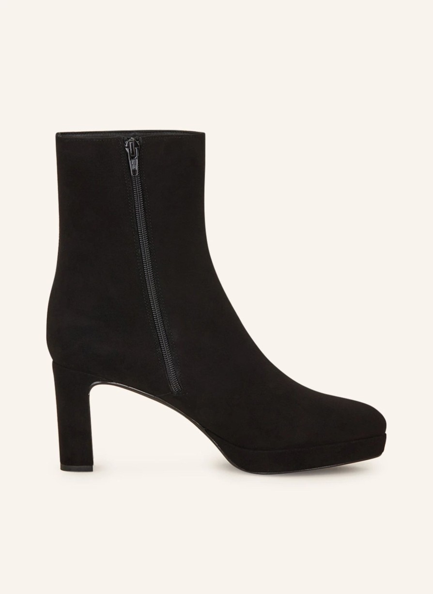 Footwear Unisa Ankle Boots | Unisa - Meque_Ks Black Suede Ankle Boot