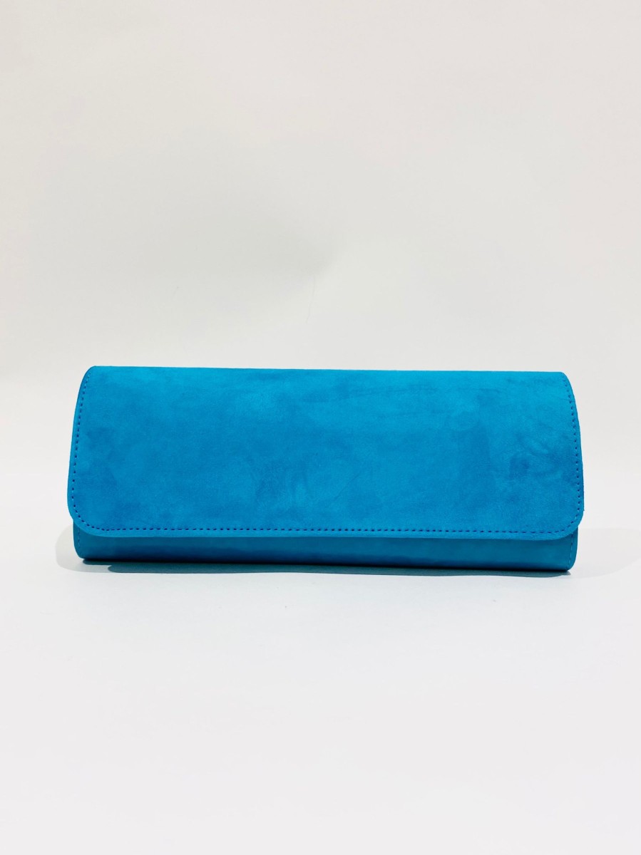 Footwear Rachel's | Rachel'S - Turquoise Clutch Bag