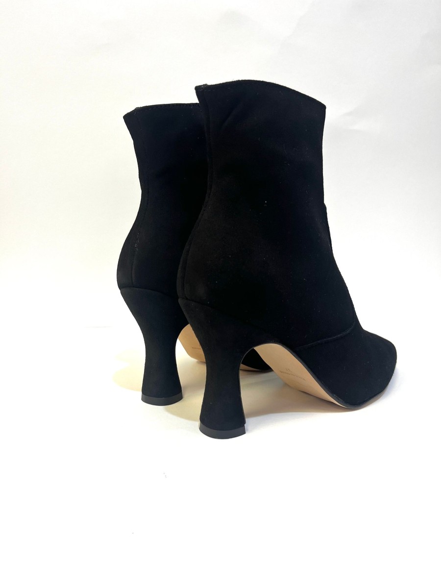 Footwear DCHICAS Ankle Boots | Dchicas - 5502 Black Suede Ankle Boot