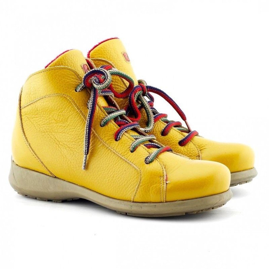 Footwear Jose Saenz Ankle Boots | Jose Saenz - Mustard Ankle Boots