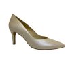 Footwear Emis | Emis - Beige Leather Court Shoe