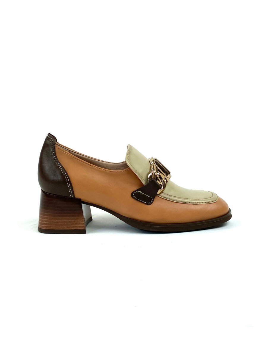 Footwear Hispanitas | Hispanitas - Ch1233103 Apricot And Beige Loafer