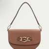 Bags Hispanitas | Hispanitas - B1232944 Apricot Leather Half Moon Crossbody