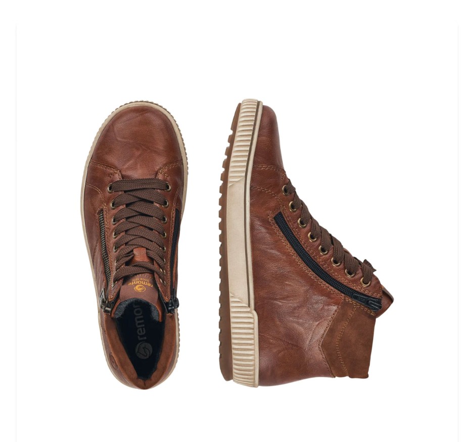 Footwear Remonte | Remonte - D0772 Tan Waterproof Boot