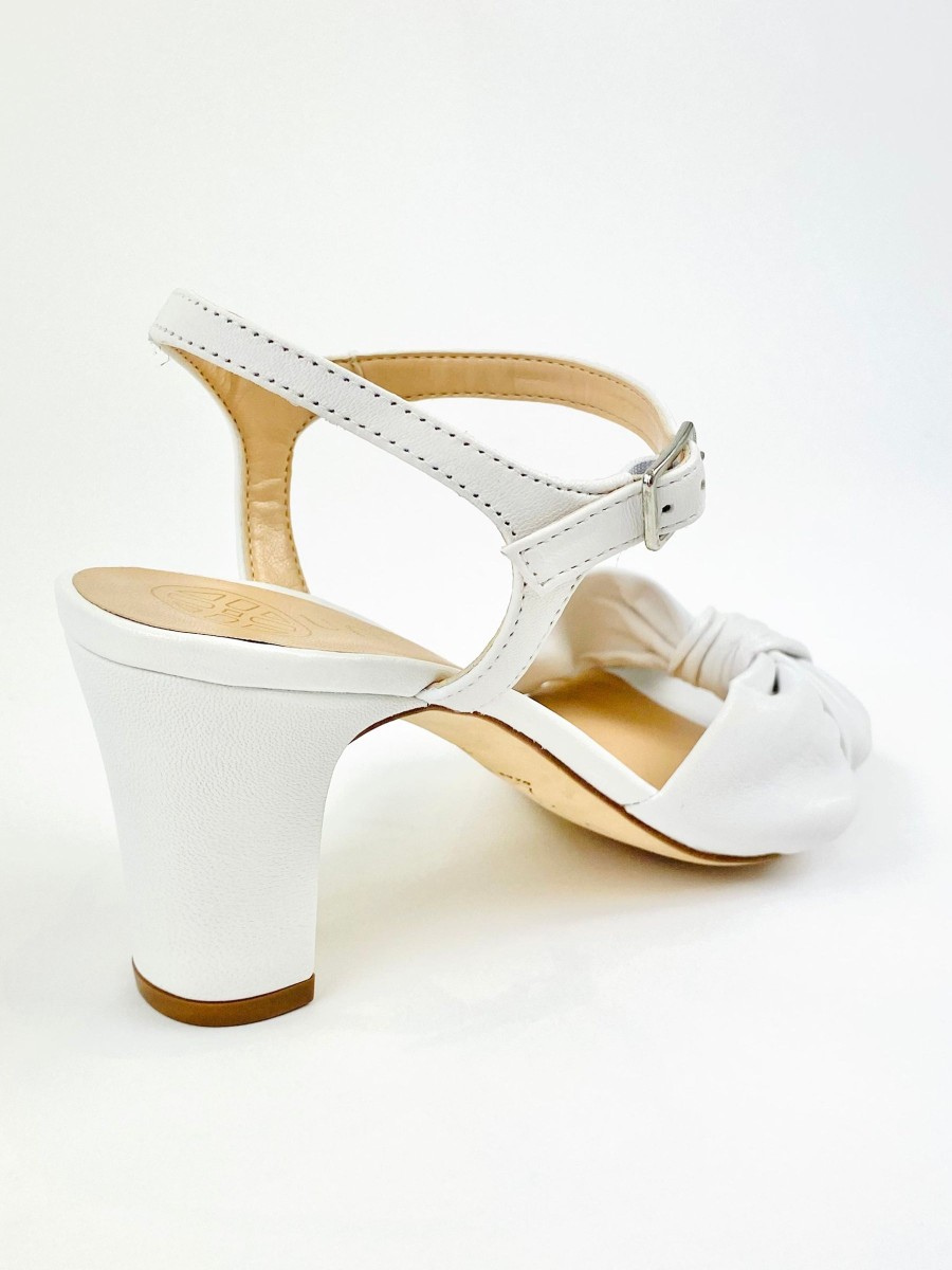 Footwear Unisa | Unisa - Malvina White Knot Sandal