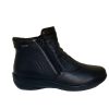 Footwear G Comfort Waterproof Shoes & Boots | G Comfort - P-9521 Black Waterproof Double Zip