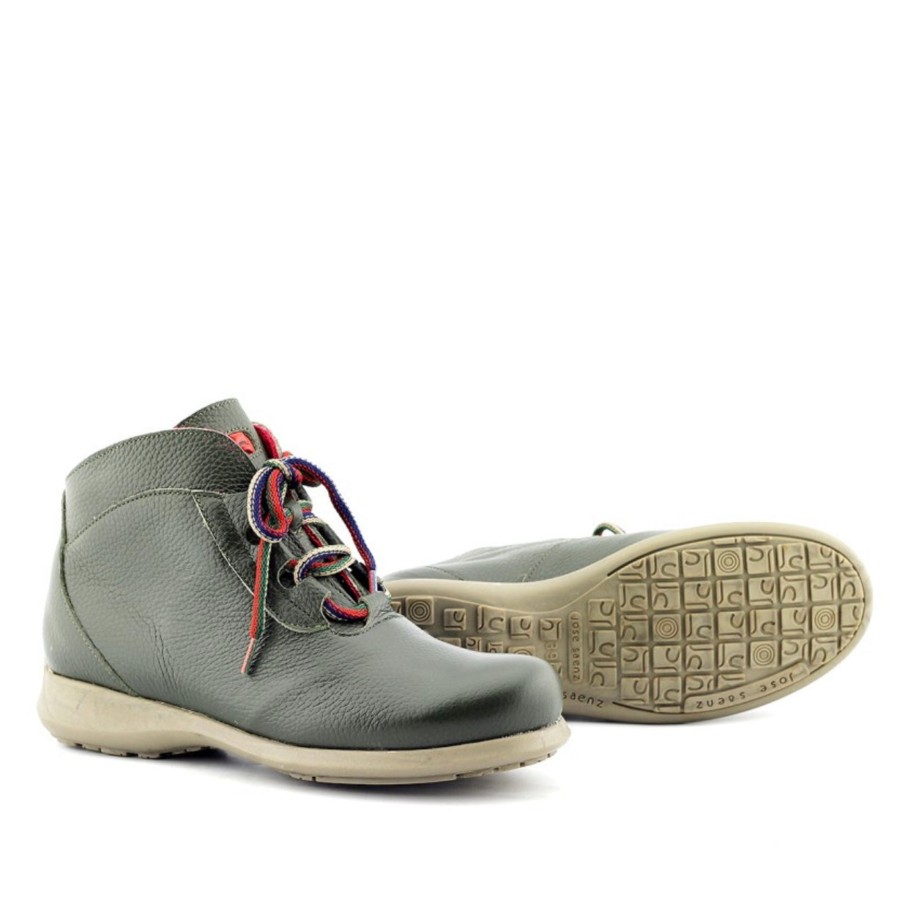 Footwear Jose Saenz Ankle Boots | Jose Saenz - Khaki Ankle Boots