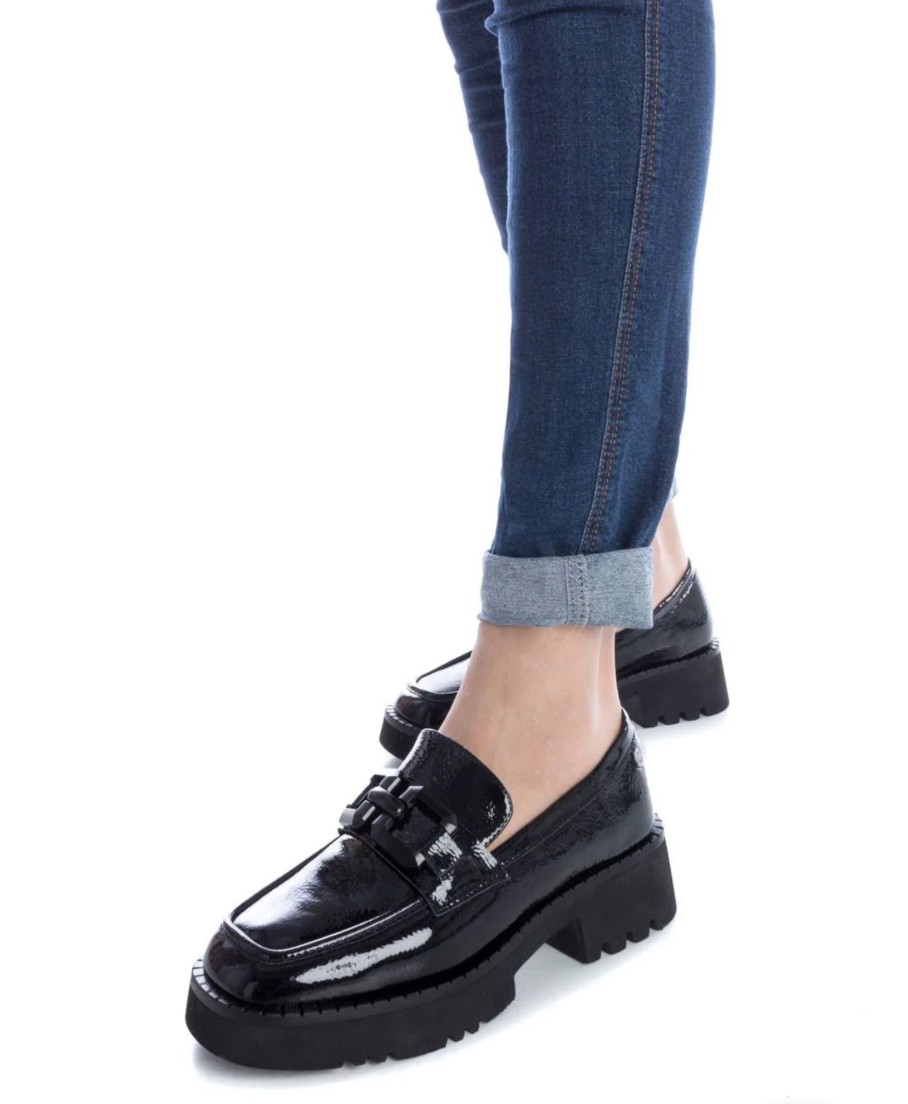 Footwear Carmela | Carmela - 161124 Black Patent Loafer