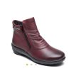 Footwear G Comfort Ankle Boots | G Comfort - P-9521 Burgundy Waterproof Zip Boot