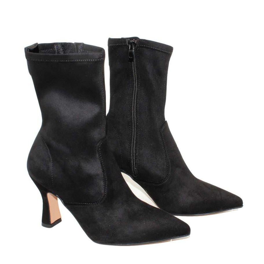 Footwear DCHICAS Ankle Boots | Dchicas - 5500 Black Sock Ankle Boot