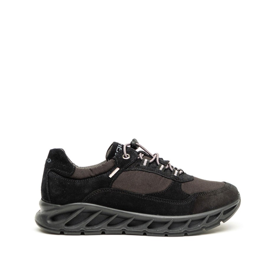 Footwear Igi & Co Waterproof Shoes & Boots | Igi & Co - Black Goretex Trainer