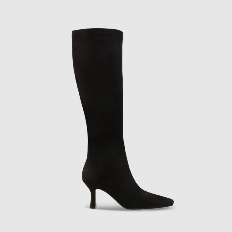 Footwear Lodi Knee High Boots | Lodi - Cabisa Black Sock Knee High Boot