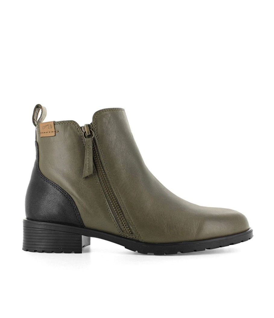 Footwear Strive | Strive - Sandringham Olive Chelsea Boot