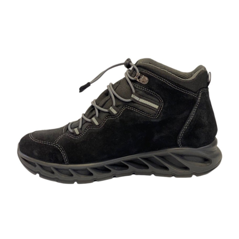 Footwear Igi & Co Waterproof Shoes & Boots | Igi & Co - Black Gore-Tex [Waterproof] Hiking Boot