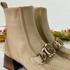 Footwear Hispanitas Ankle Boots | Hispanitas - H1232993 Cream Buckle Ankle Boot