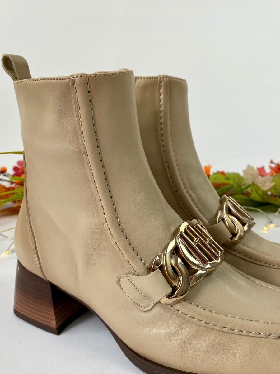 Footwear Hispanitas Ankle Boots | Hispanitas - H1232993 Cream Buckle Ankle Boot