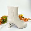 Footwear Unisa Ankle Boots | Unisa - Meque Ivory Ankle Boot