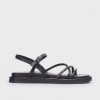 Footwear Wonders | Wonders - A-3301 Black Gladiator Sandal