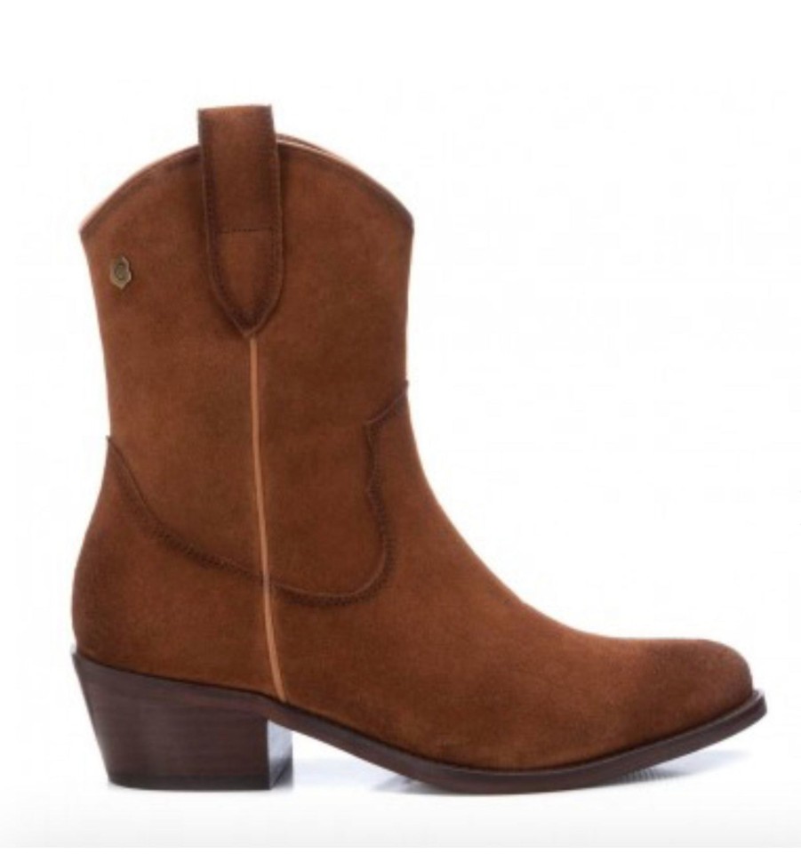 Footwear Carmela Ankle Boots | Carmela - 161022 Camel Cowboy Boot