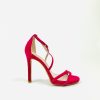 Footwear Lodi | Lodi - Yuriko-Cerise Pink Suede Sandal