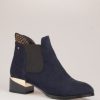 Footwear Kate Appleby Ankle Boots | Kate Appleby - Acle Navy Suede Ankle Boot