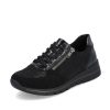 Footwear Remonte | Remonte - R6700 Black Glitz Stretch Trainer