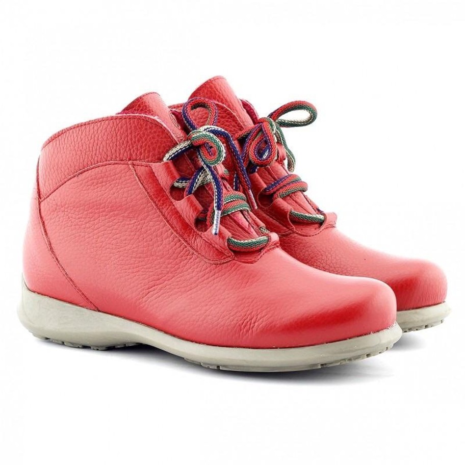 Footwear Jose Saenz | Jose Saenz - Red Ankle Boots