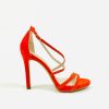 Footwear Lodi | Lodi - Yuriko-Orange Suede Sandal