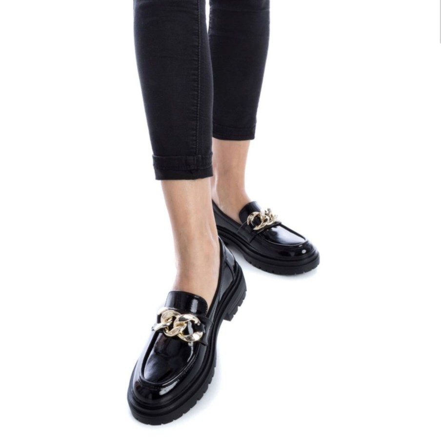 Footwear XTI | Xti - 1441727 Black Patent Loafer