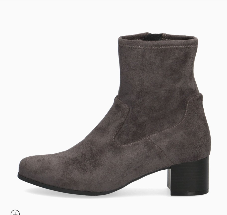 Footwear Caprice Ankle Boots | Caprice - 25316 Grey Stretch Ankle Boot