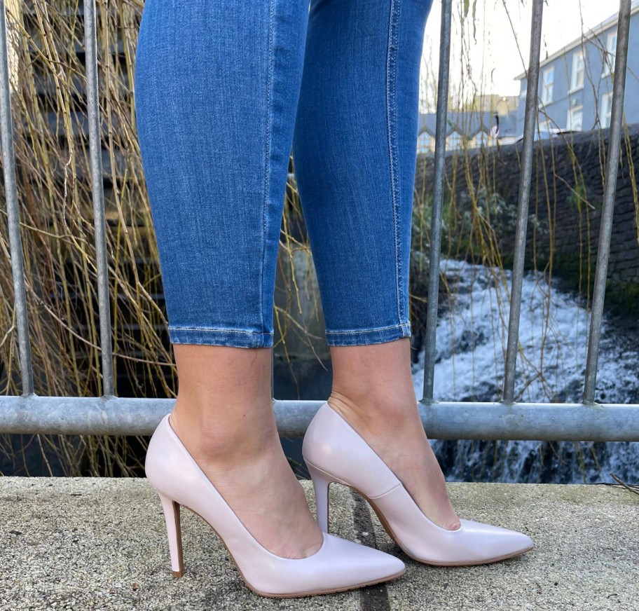 Footwear Rachel's | Rachels - Pale Blush Clutch Bag