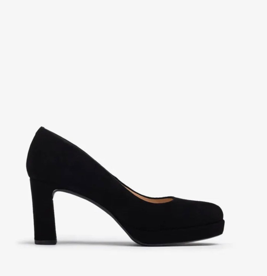 Footwear Unisa | Unisa - Mareli_Ks Black Suede Platform