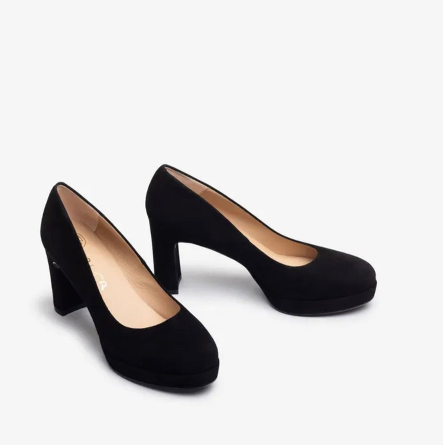 Footwear Unisa | Unisa - Mareli_Ks Black Suede Platform