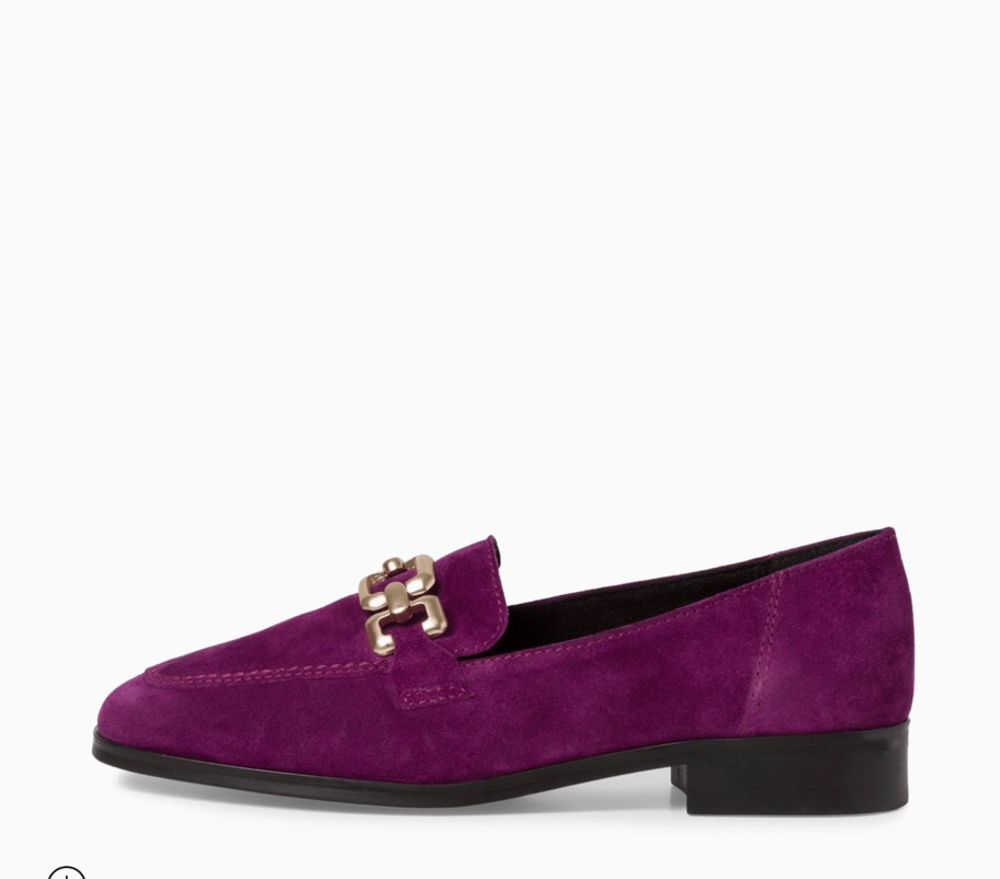 Footwear Tamaris | Tamaris - 24213 Violet Suede Loafer