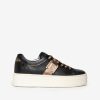 Footwear NeroGiardini | Nerogiardini - L308412Dblack Leather Ng Trainer