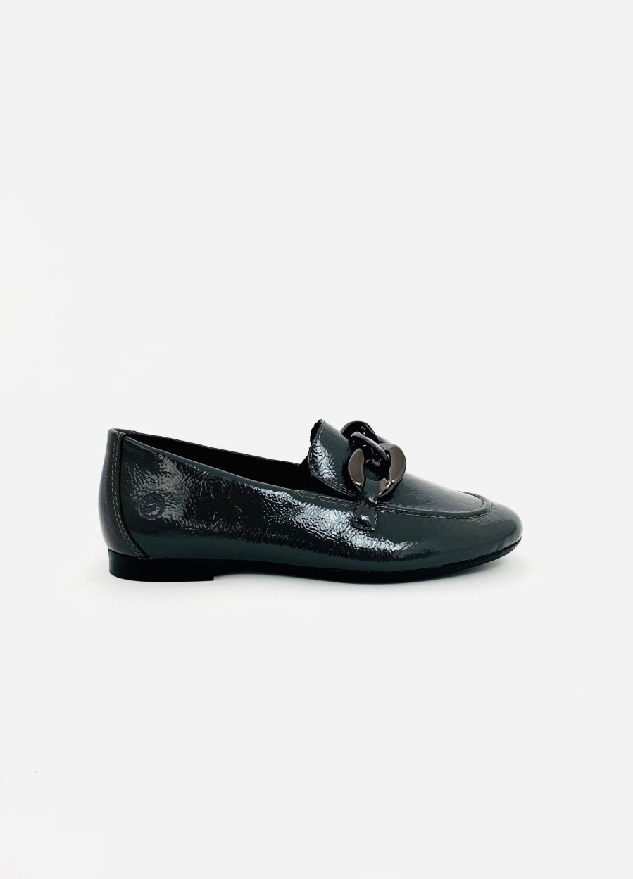 Footwear Remonte | Remonte-D0K00 Black Patent Loafer