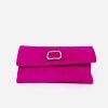 Bags Le Babe | Le Babe - Bopolly Fuschia Pink Clutch Bag