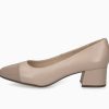 Footwear Caprice | Caprice- Beige Court Shoe